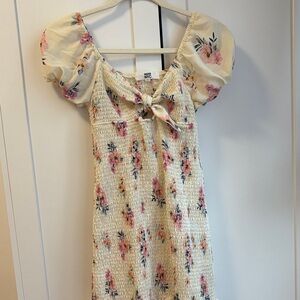 Floral Puff Sleeve Dress
